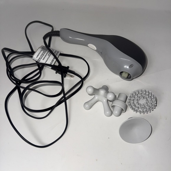 Wahl Professional Handheld Massager 4120 Powerful 4 Changeable Heads 2 Speed